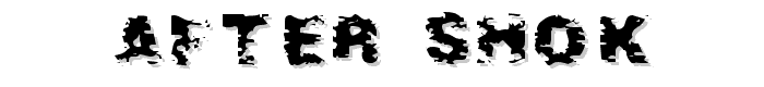 After Shok font